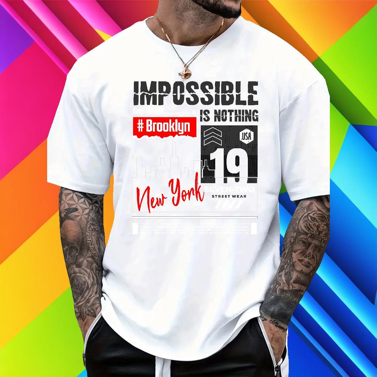 Soft Men Tshirts Beach 230g Pure Cotton Custom Cartoon Breathable Soft NEW YORK T shirt Fashion New Tops