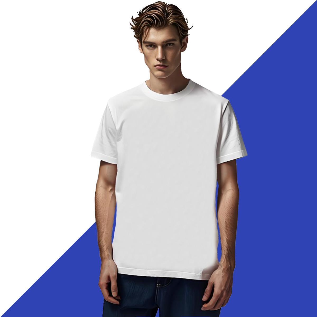 Classic Bikers Ride 100% Cotton 230g Men Tops Tees Street Breathable Short Sleeve T-Shirts for Men DIY Customized Oversized Clothes