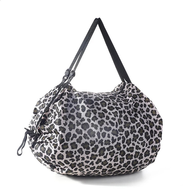 Foldable Shopping Bag for Women Crossbody Nylon Handbag Ultra Lightweight Tote Bags Large Capacity Travel Beach Storage Pack 240819ZYl