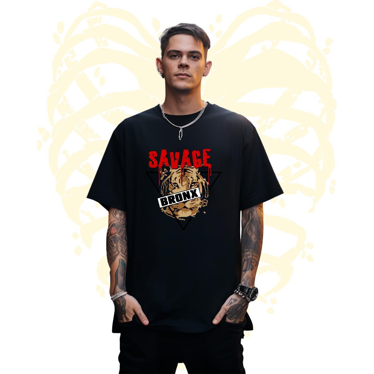 TOP Quality T Shirts Men tiger Crew Neck Daily Outfit Customized Print 230g Pure Cotton Mens Tshirts New Tee Shirt