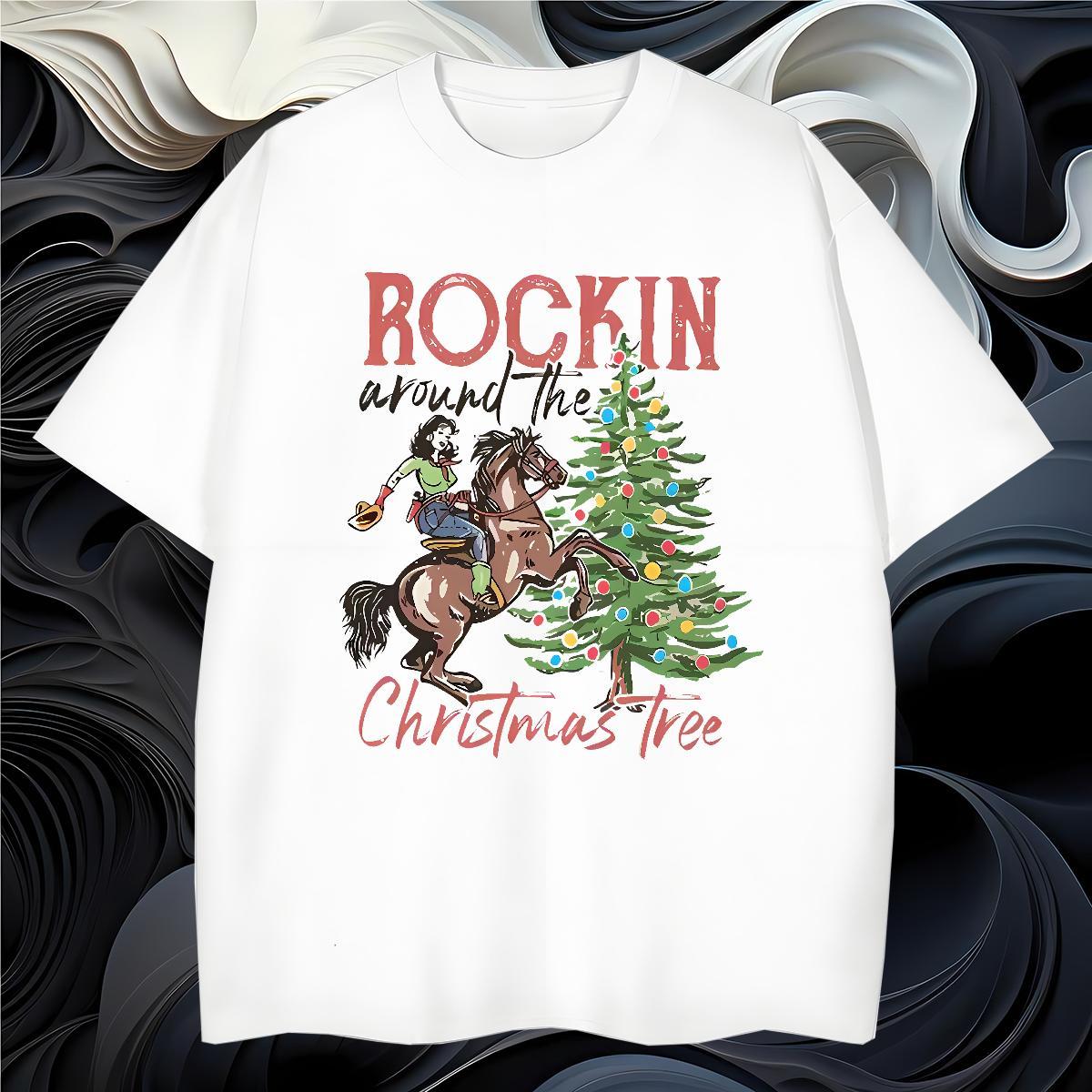 Cool Design T Shirts Men Chrismas Breathable Short Sleeve Daily Wear Plus Size Custom 230g 100% Cotton Men Tshirts Fashion New Clothings