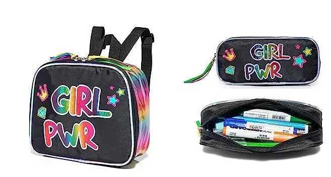 School Trolley Bag Set for girls School Rolling Backpack Bag 2 Wheels School Wheeled Backpack Kids Rolling Backpack Trolley Bags Y240820