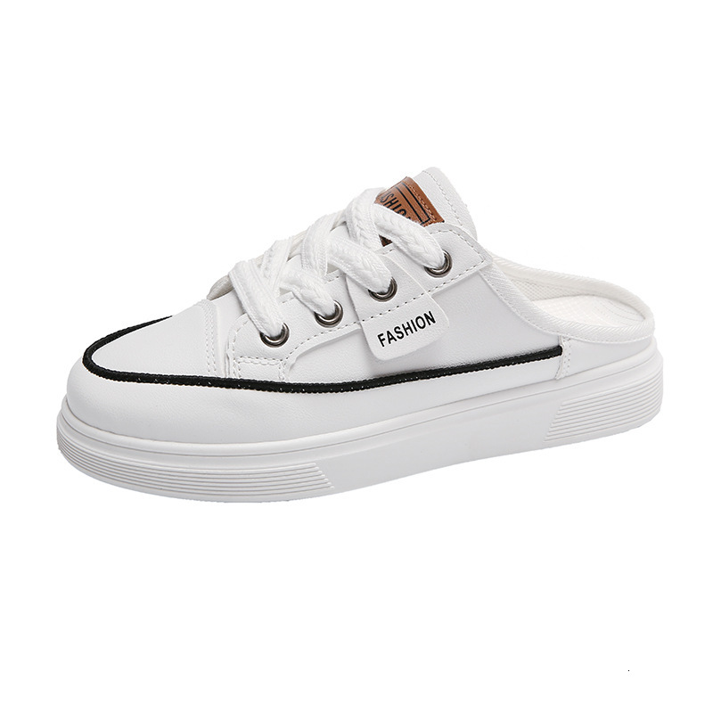 Ddmysports Little White Women S Summer New Korean Edition Instagram Female Student Casual Alf Drag Versatile Board Shoes Trendy Street Shoot Q OUTDOOR