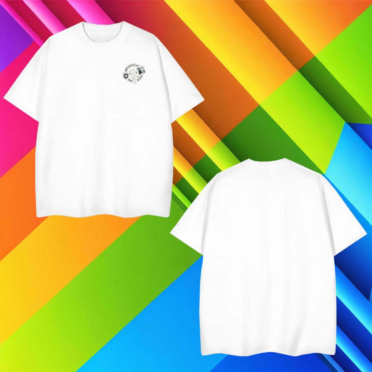Classic logo 230g Cotton Men Tops Tees Street Wear O Neck Short Sleeves T Shirts Men Fashion Casual Oversized 3XL 4XL Clothings