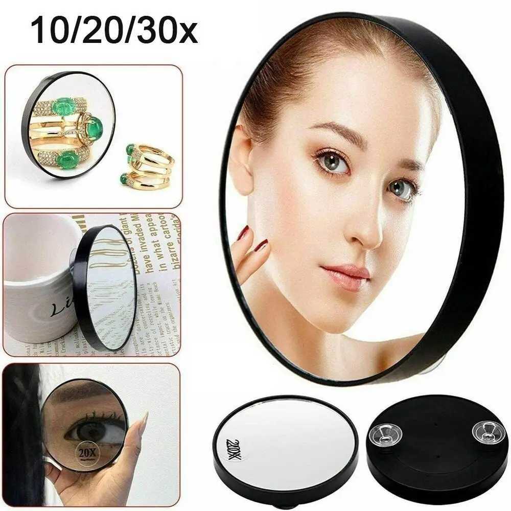 Makeup Mirror Round 10/20/30x Magnifying Mirror With Two Suction Cups Remove Acne pores Cosmetics Tool Y240819
