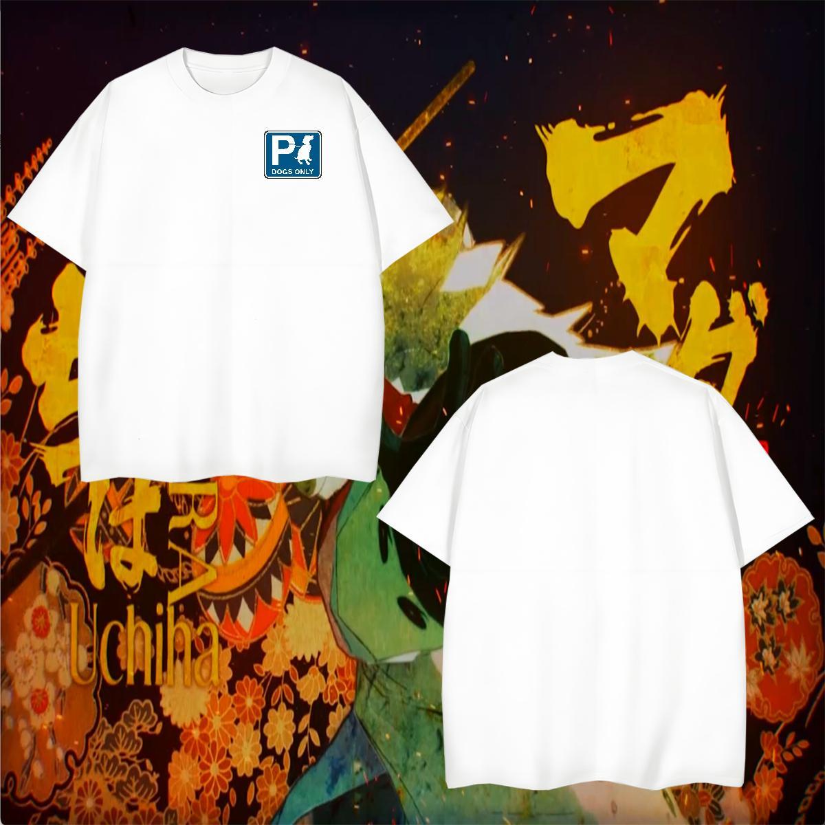 2024 New Couples T Shirts dog Sports Casual 230g Cotton Polos Pure Cotton Loose Fit T-Shirts Custom Printed