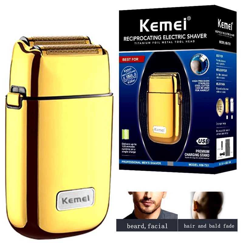 Original Kemei rechargeable electric shaver mens hair and beard electric shaver head shaver head shaver complete fading set W240819