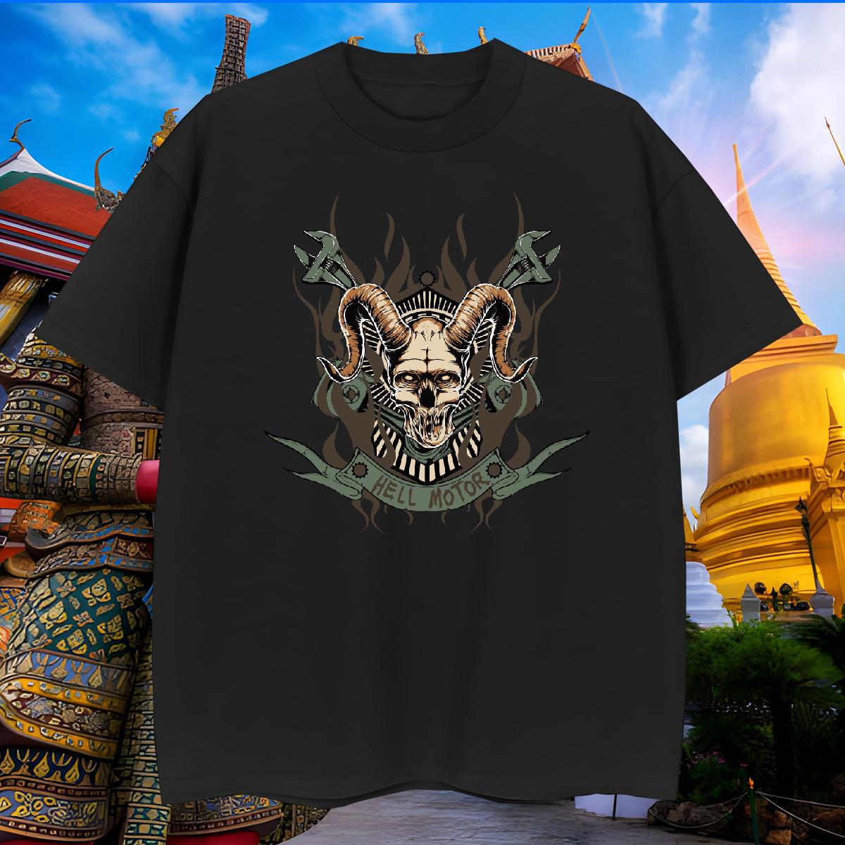 Loose Man T Shirts shape Crew Neck Breathable Sport Black Oversized 230g Cotton Men Tshirts Casual New Clothings