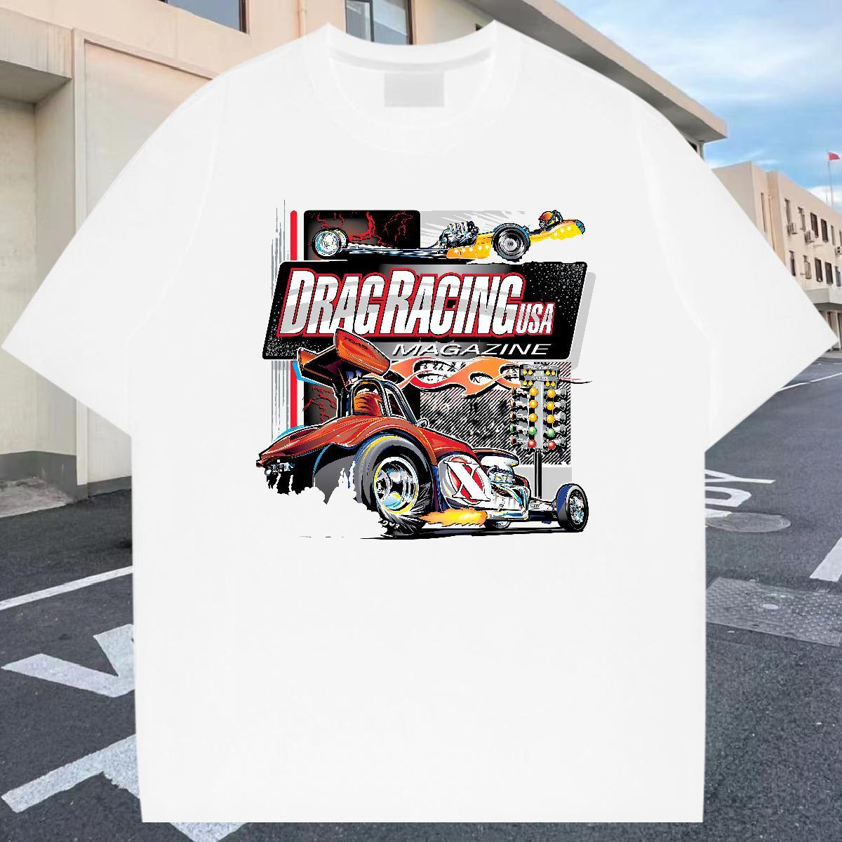 Soft Tshirts Sports Casual 100% Cotton 230g Black Oversized Breathable Soft car T Shirt For Man DIY Customized Polos
