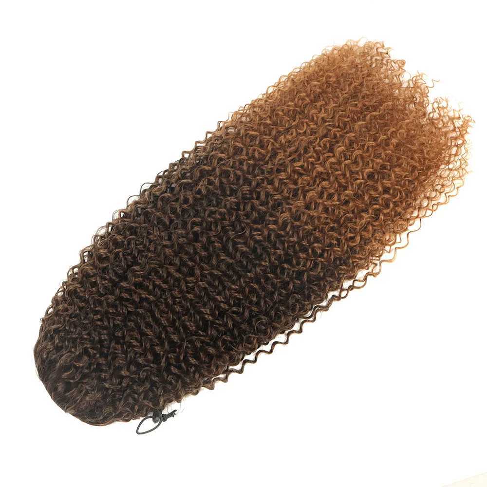Synthetic ponytail extension wig is suitable for women with long curly and brushed ponytails. Synthetic ponytails naturally soften hair for daily use 