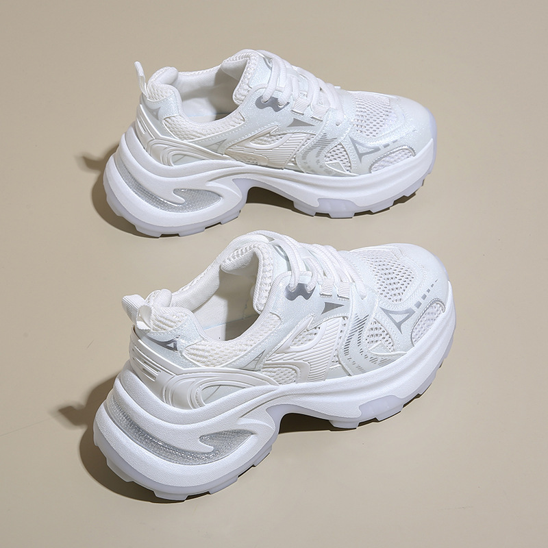 Ddmysports Instagram Korean New Dad Women S Summer Student Sports Running Casual Thick Sole Eightening Shoes B OUTDOOR