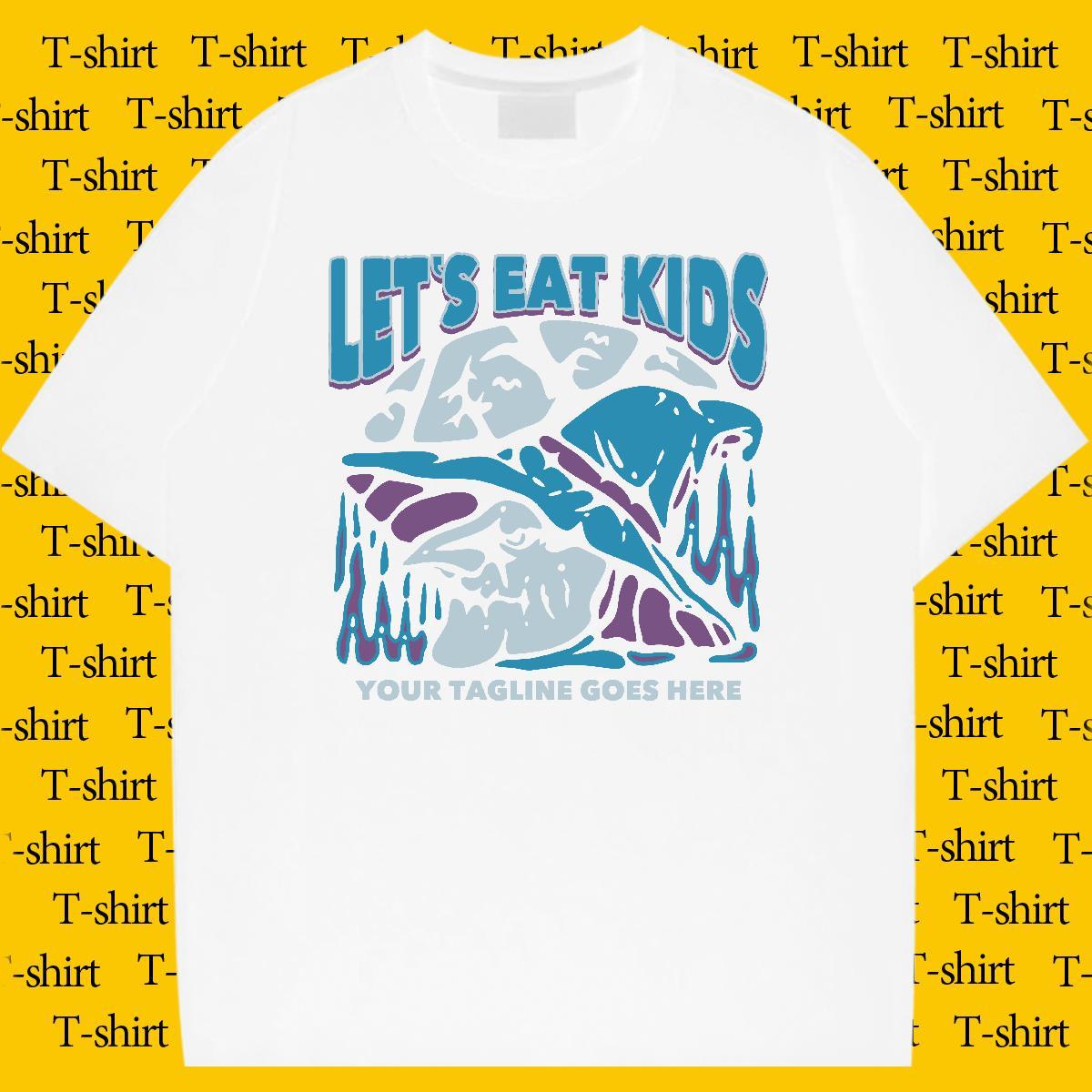 Unisex Men Tees Hip Hop Street 230g Pure Cotton Anime Breathable Crew Neck dolphin Man T Shirts 2024 Tops Tees