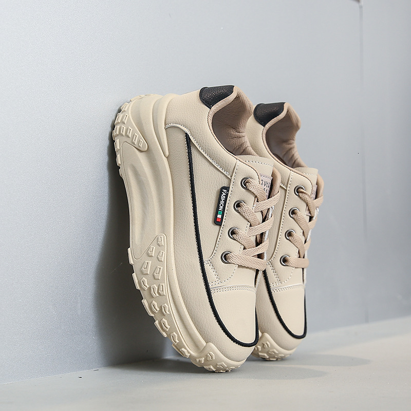 Ddmysports Korean Version Of Little White Summer New Instagram Student Leisure Street Shooting For Women Thick Sole Elevated Board Shoes Z OUTDOOR