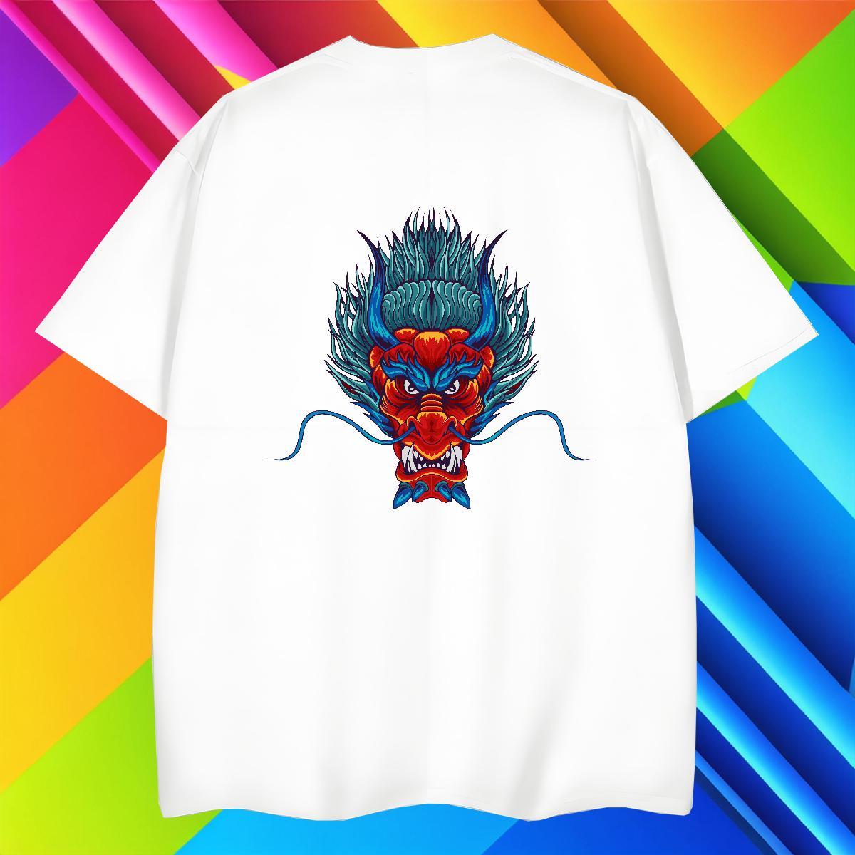 T Shirt For Man 100% Cotton 230g angry Street Breathable Crew Neck Oversized Tshirts DIY Free Shipping Tops Tees