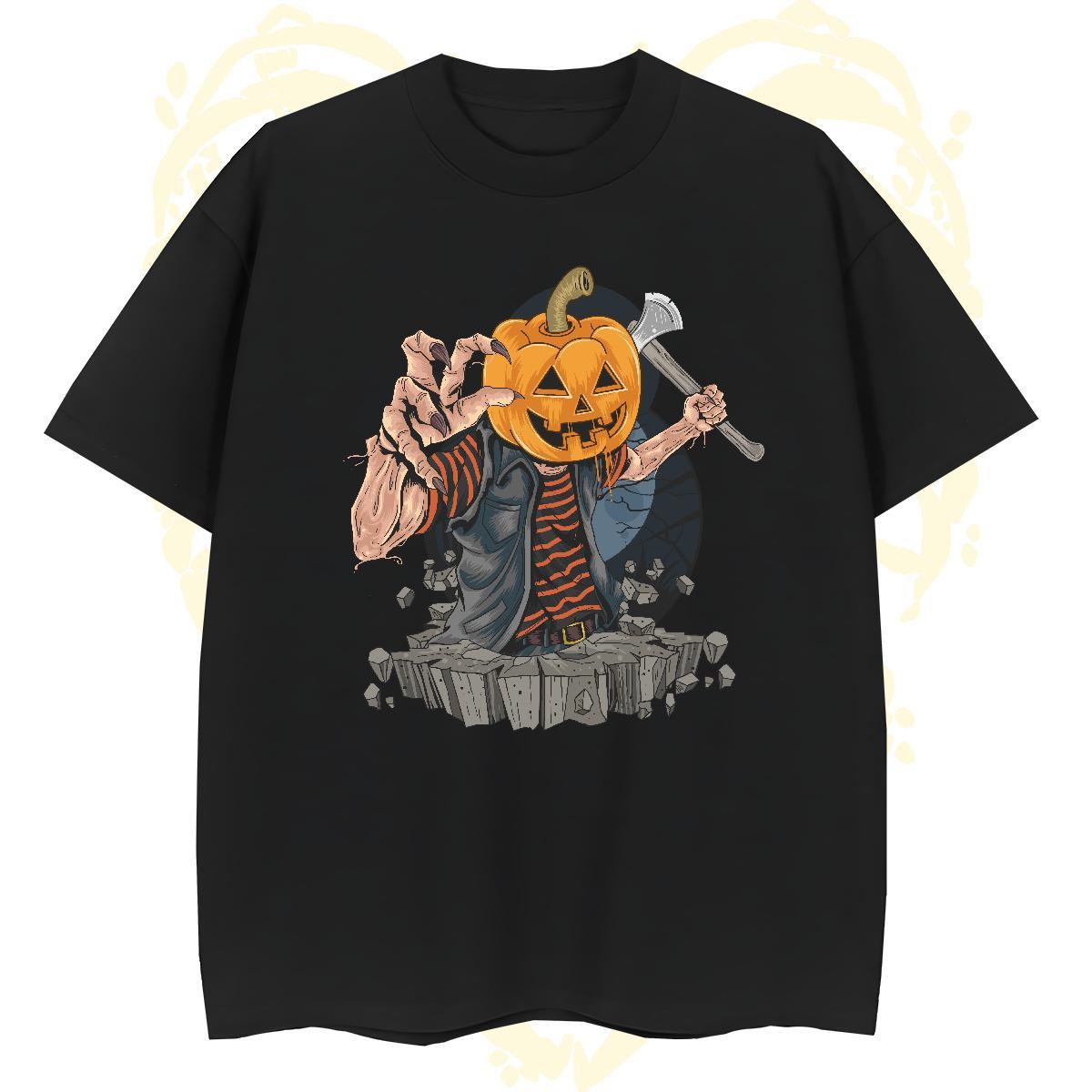 Brand Mens T Shirts halloween Breathable Soft Anime Printing Street Custom Print Oversized 230g Pure Cotton Tshirt for Man Woman Fashion Casual Tops T