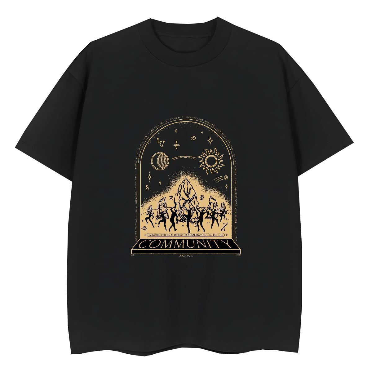Fashion Lady T shirt Beach Breathable Short Sleeve Tshirts Unisex 230g 100% Cotton mountains Custom Print Plus Size T Shirts Women