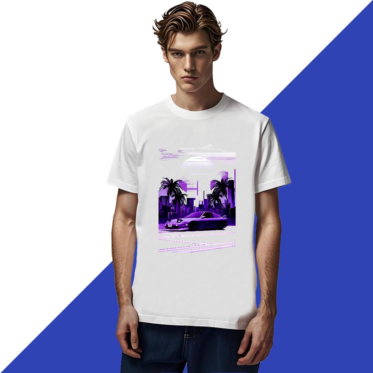 Loose beach 230g 100% Cotton Men Tees Summer Casual O-Neck Short Sleeve T Shirt For Man New Arrival Skull Wear