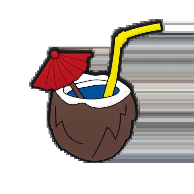 1 PVC Sunflower Palm Beach Bag Charm Decoration with Rainbow Coconut Duck Tote Accessories 240820