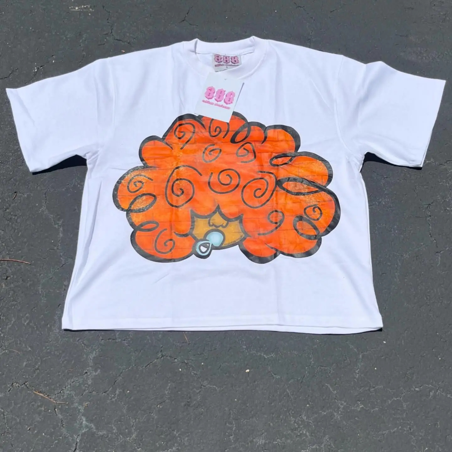 Harajuku vintage cartoon print graphic t shirts for women y2k tops in streetwear oversized t shirt gothic goth anime clothes 240819