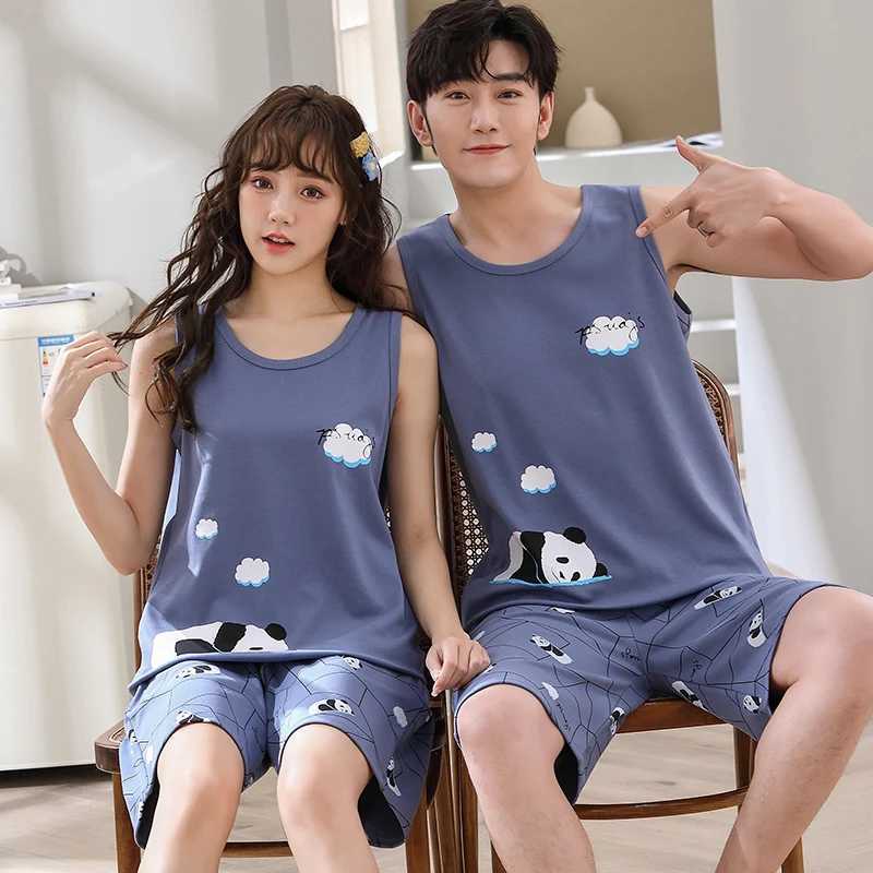 Sleepwear Sin Chan Mens Sleepwear Sin Chan Cotton Summer Short Japanese Couple Sleepwear 2022W240719