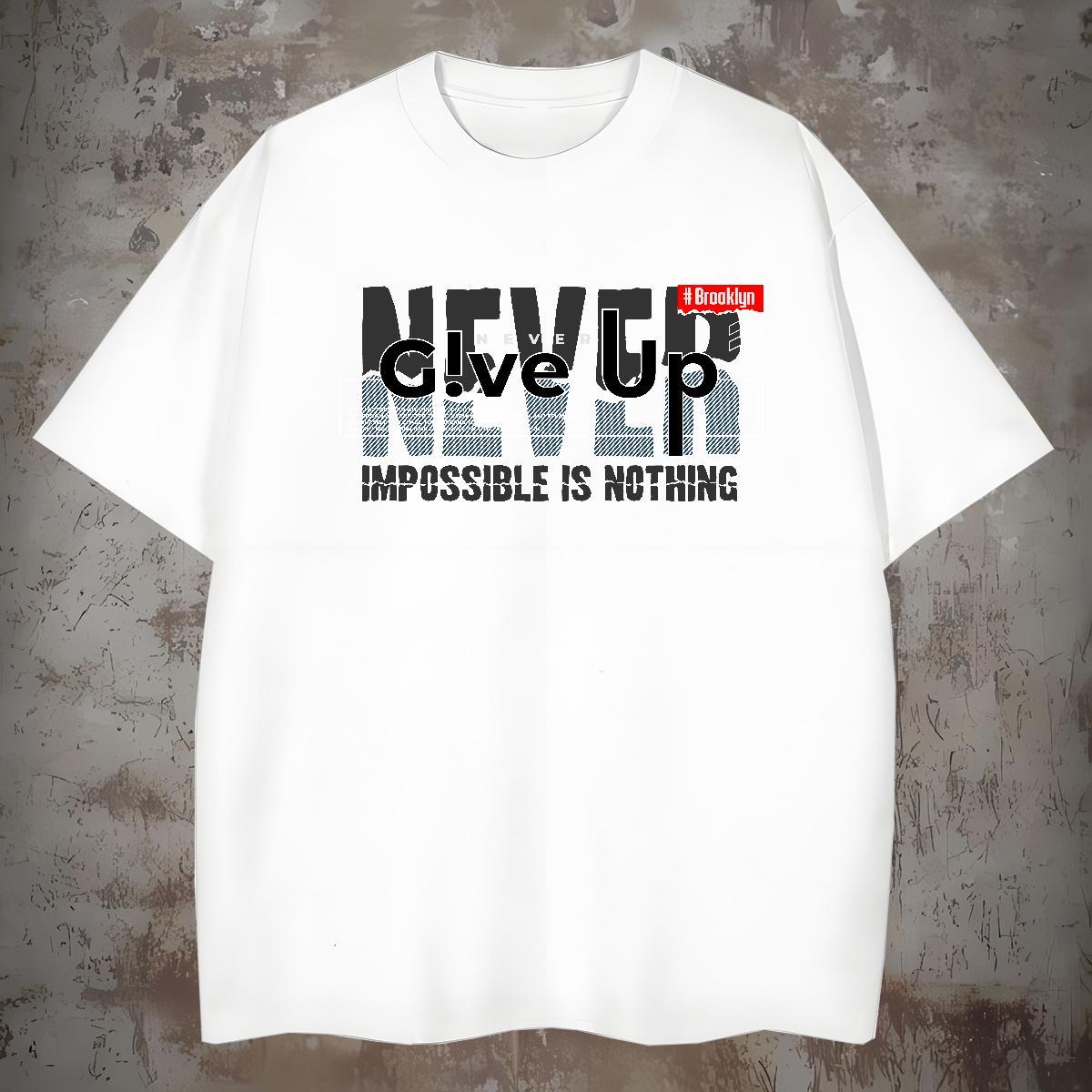 Comfortable letter Men T Shirts Sport Tshirts 230g 100% Cotton New Arrival Crew Neck Anime Print Polos