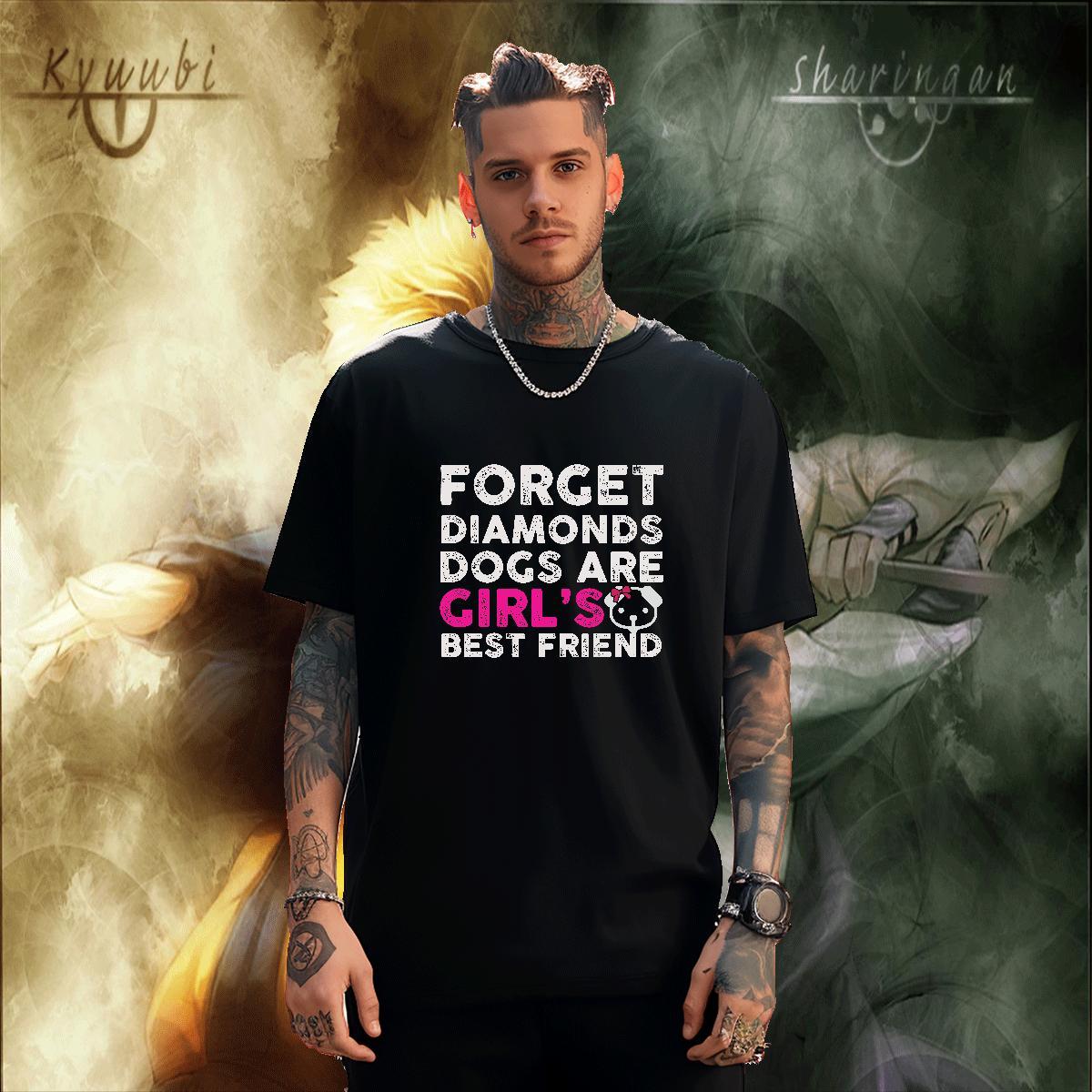 Cool Design Tshirts Daily Wear 230g 100% Cotton Cartoon Print O Neck Short Sleeves girls T-Shirts for Men New Clothes