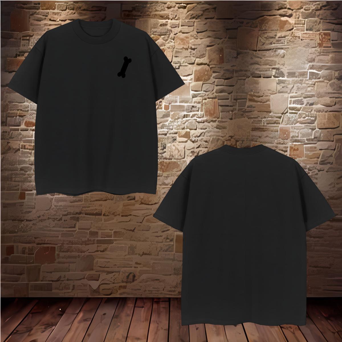 New Designer Mens Tshirts bone Outdoor 230g Pure Cotton Wear Breathable Short Sleeve Unisex T-Shirts for Men Customized Print