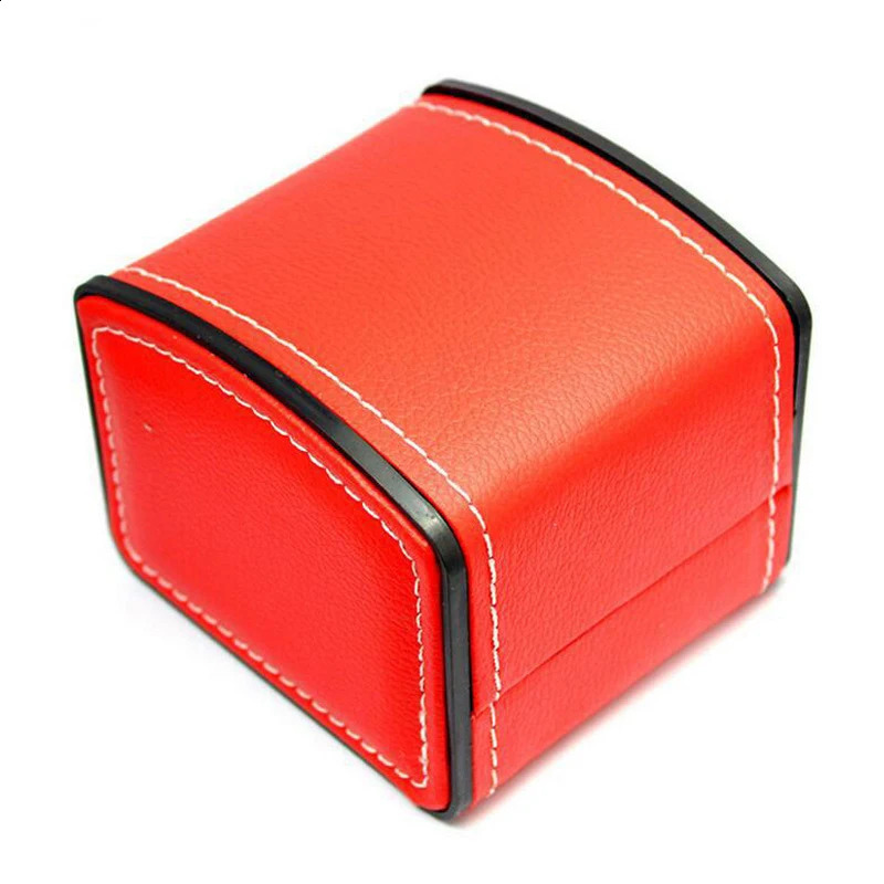 Portable Watch Box PU Leather Case Organizer Storage Rack Mens and Womens Bracelet Vintage Jewelry Pillow 240812