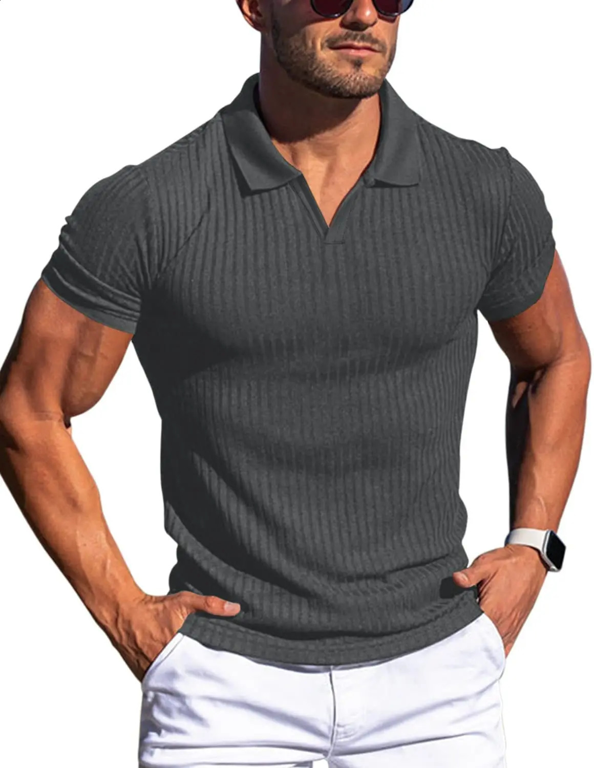 Summer Classic cultivate ones moral character Polo Shirt Men Short Sleeve Tee Shirt Breathable Casual POLO shirt 240820