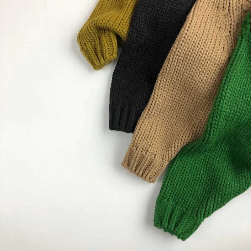 Winter boys knitted sweaters childrens cotton clothing childrens ultra-fine sweaters childrens girls cardigans knitted tops W240820
