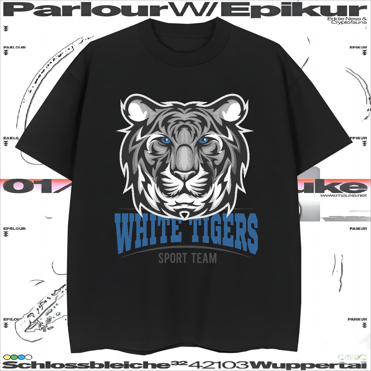 Fashion New Men Tops Tees tiger Spring Summer 230g 100% Cotton Clothings O-Neck Short Sleeve Soft Men T Shirts Black Oversized
