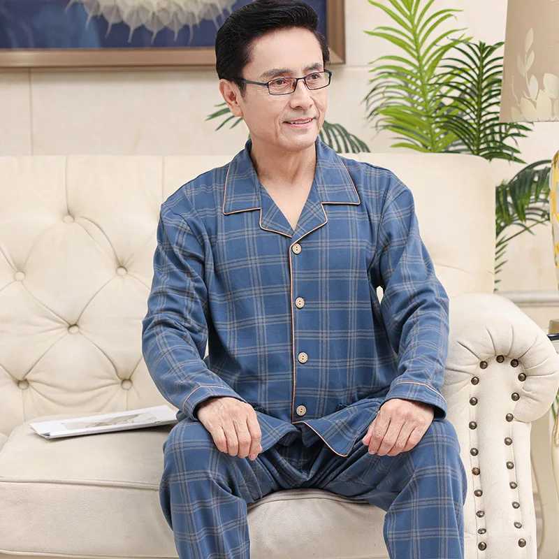 Luxury brand sleepwear mens sleepwear set long sleeved open top pants two pieces of autumn casual wear flat bottomed sleepwear loose oversizedW240719