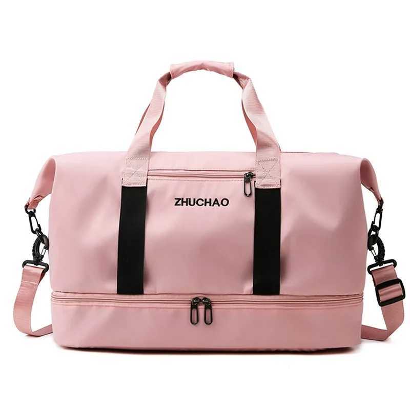 Large Capacity Womens Travel Bag Waterproof Nylon Weekend Outdoor Overnight Duffel Bag Men Hand Luggage Large Bag Packing Cube CL240820