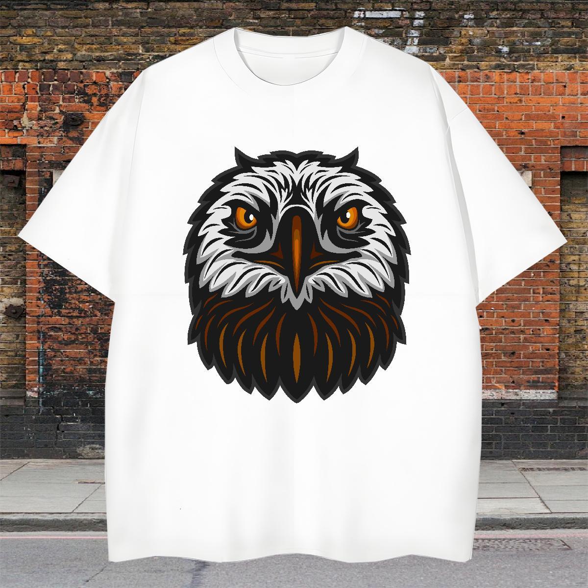 Cool T-Shirts owl O Neck Short Sleeves Sports Casual Custom Cartoon 100% Cotton 230g Tshirt for Man Woman Fashion Designer Tee Shirt