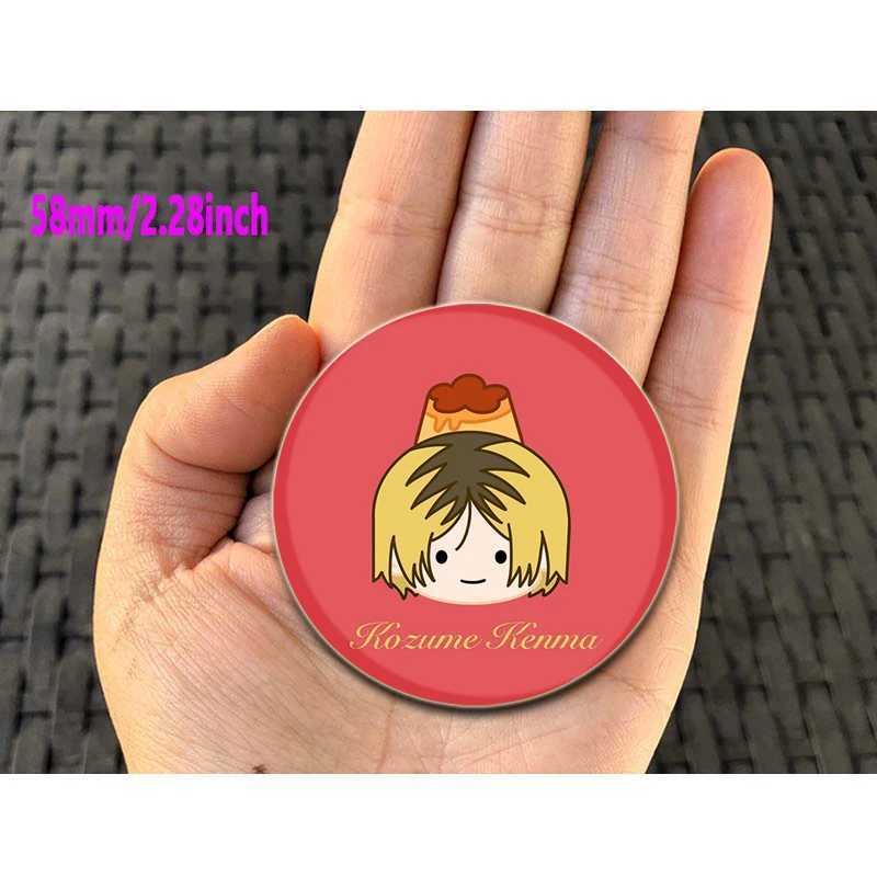 32/44/58mm Anime Haikyuu tinplate brooch picture icon badge handmade brooch for backpack clothing DIY gift W240815