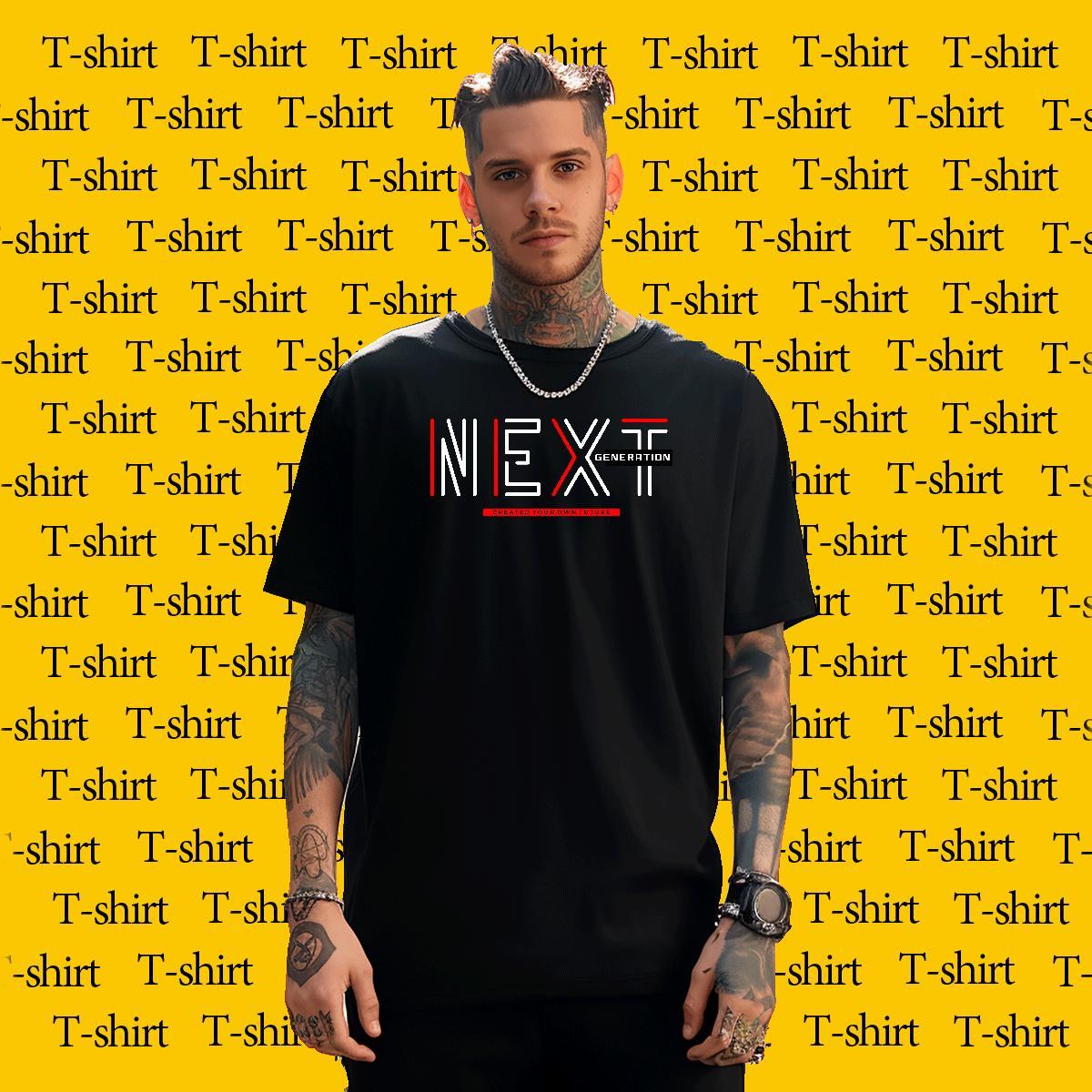 Comfortable Tshirt for Man Woman Street Wear 230g Pure Cotton Custom Big Size Breathable Crew Neck letter T Shirts Men New Tee Shirt