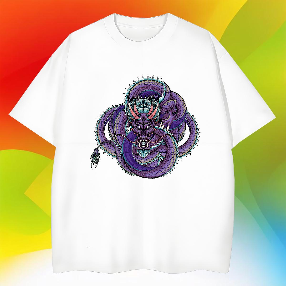 Brand Men Clothes T-Shirt High Street Hip Hop 230g Pure Cotton Custom Printed Short Sleeve Soft fierce T-Shirts for Men Fashion Designer Wear