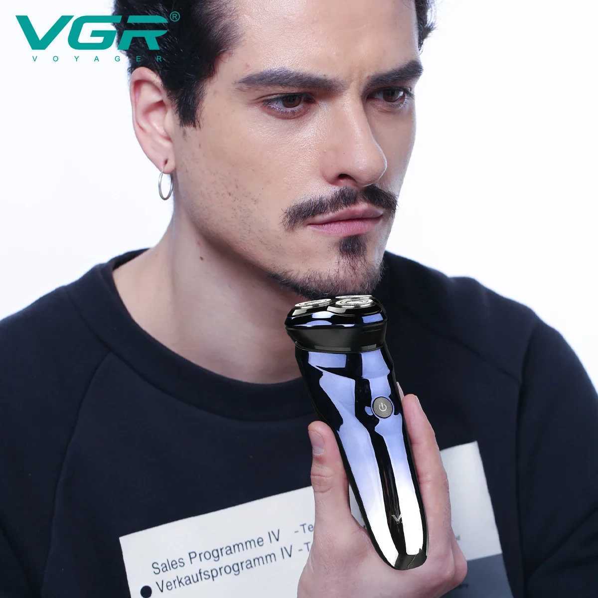 VGR shaver waterproof electric shaver mens hair trimmer charging shaver mens shaver V-305 shaver W240819
