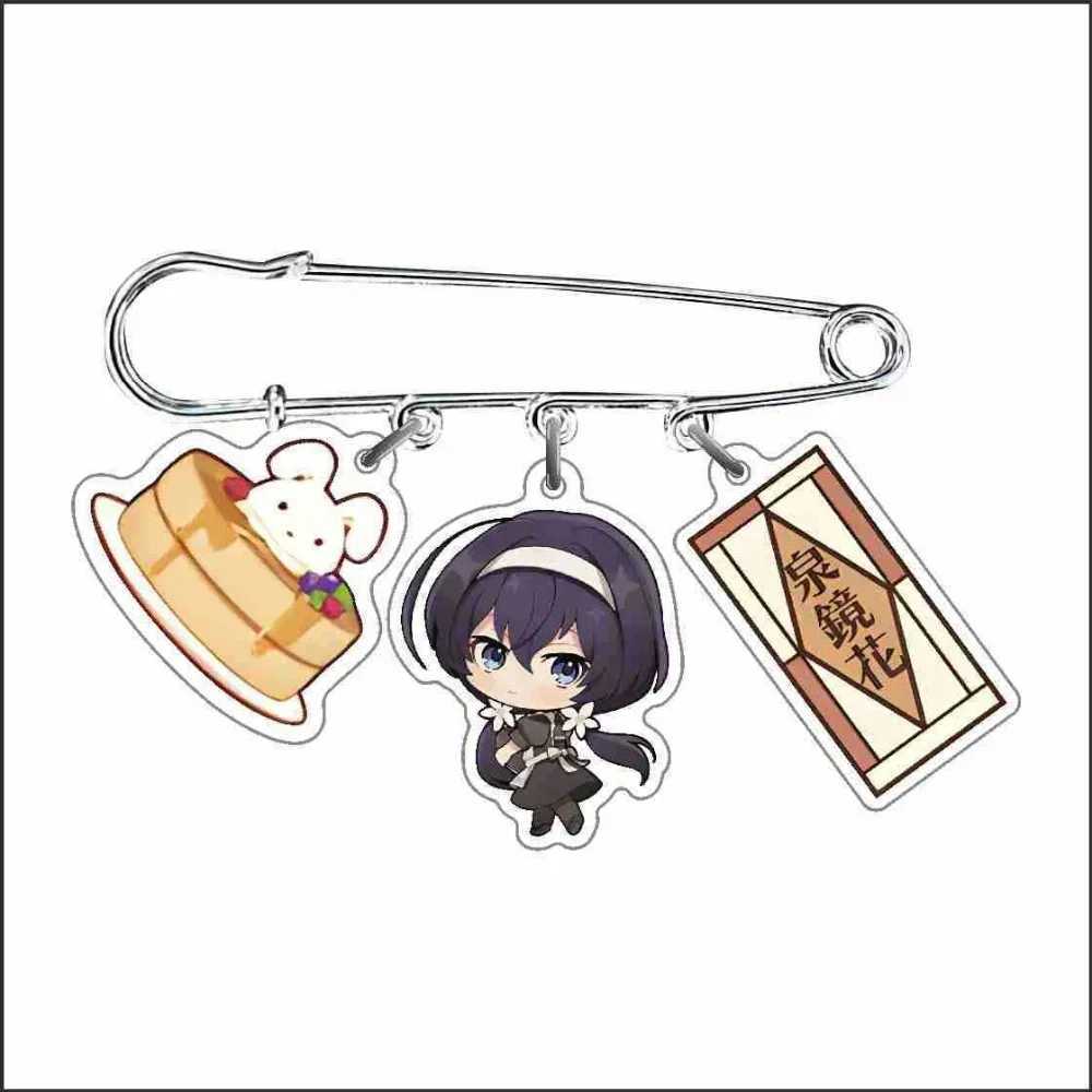 Anime BSD literary giant wild dog brooch coffee cake series character big boy Osamu pendant series brooch clothing jewelry gifts W240815