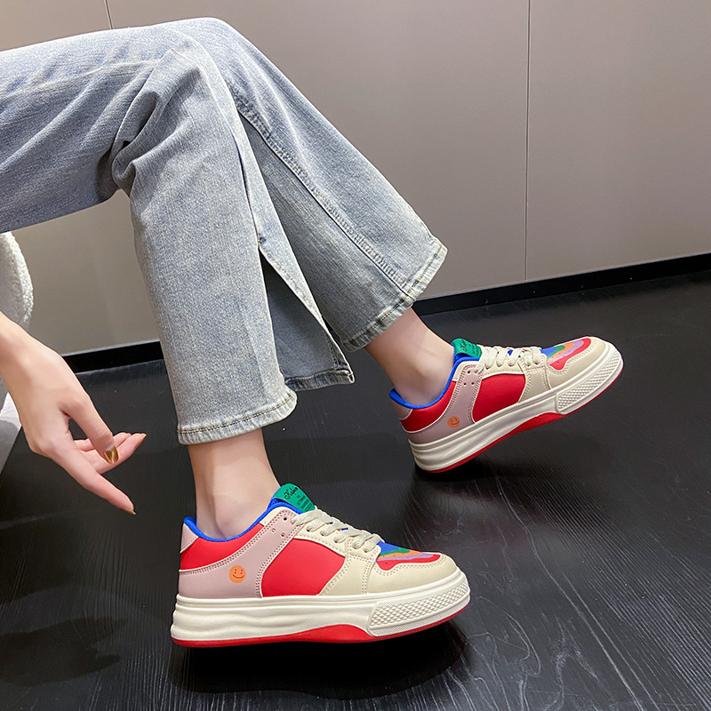 Ddmysports Summer New Mandarin Duck Colored Small White Trendy Student Breathable Versatile Casual Board Shoes Female OUTDOOR