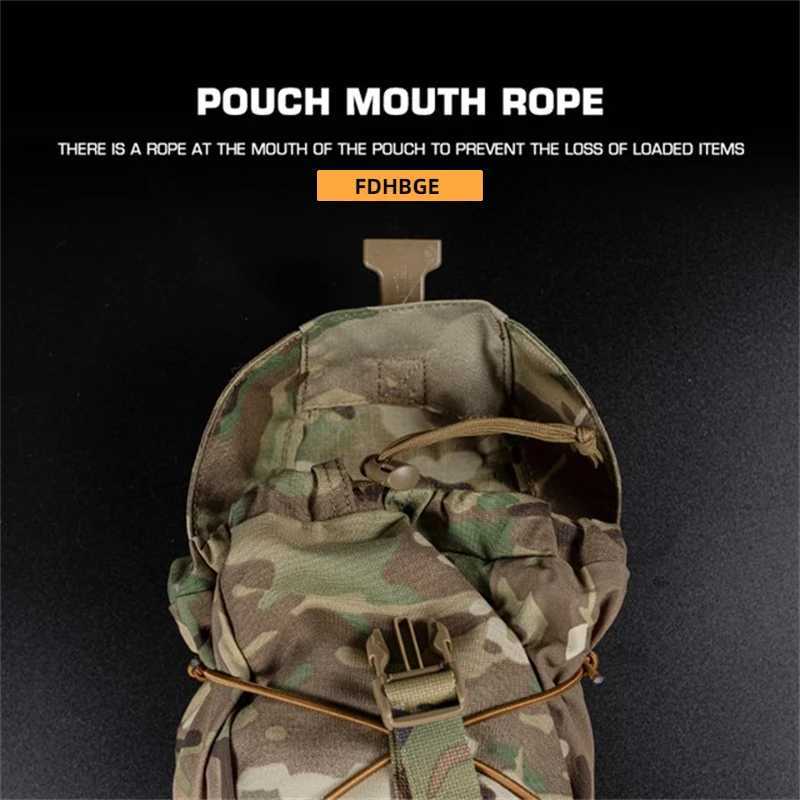 FDHBGE Camping Tactical Bag Multifunctional Accessory Pouch CS Shooting Wargame Equipment Hiking Fishing Travel Outdoor Hunting CL240820