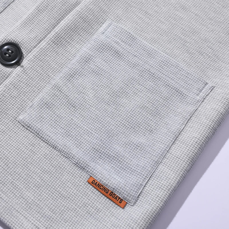 2024 Spring and Autumn Mens Cardigan V-neck Set a two-piece set of cardigan top and casual pants 240819