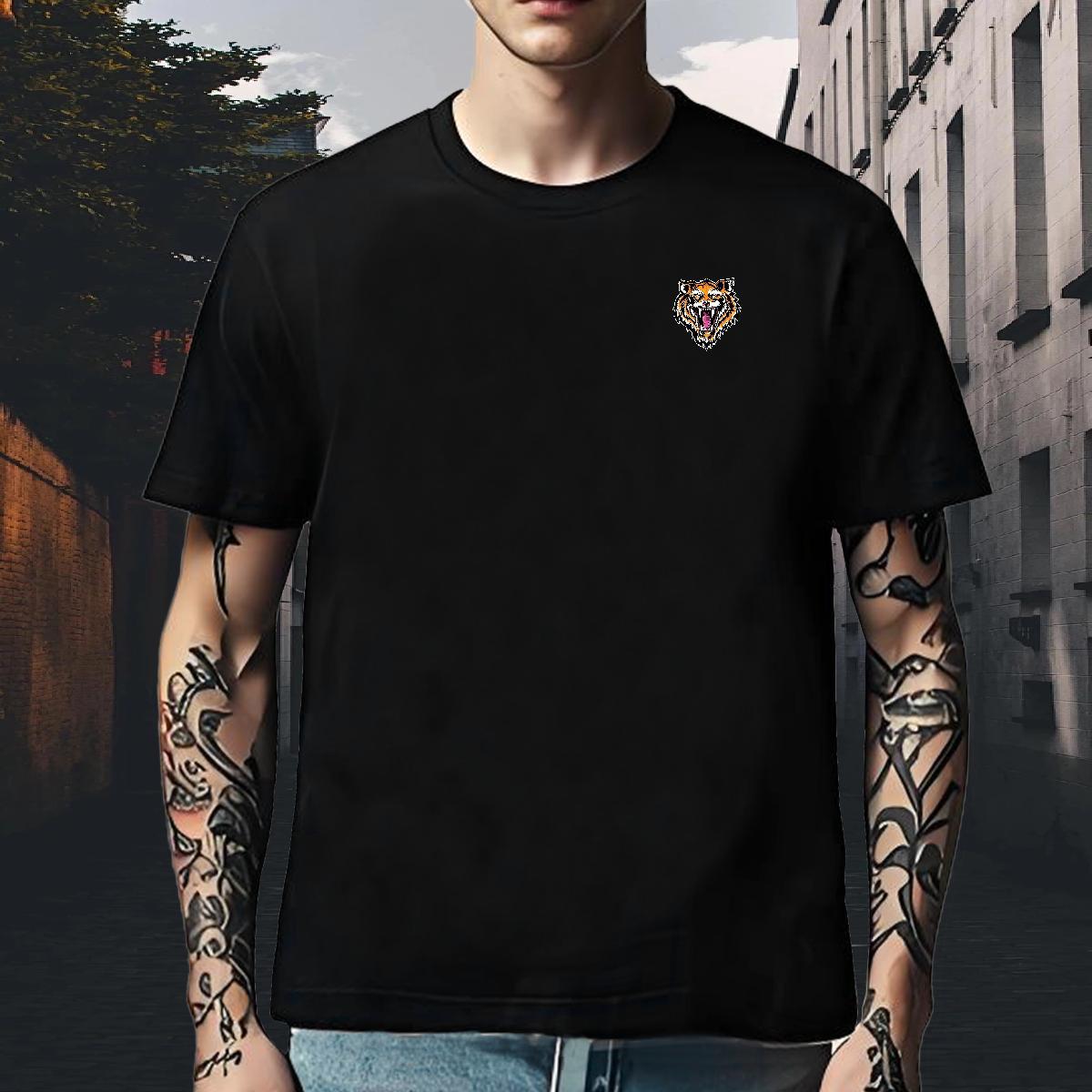 Classic Tshirt for Man Woman Beach 230g Cotton Plus Size Custom Breathable Short Sleeve ferocity T Shirts Men Customized Tee Shirt
