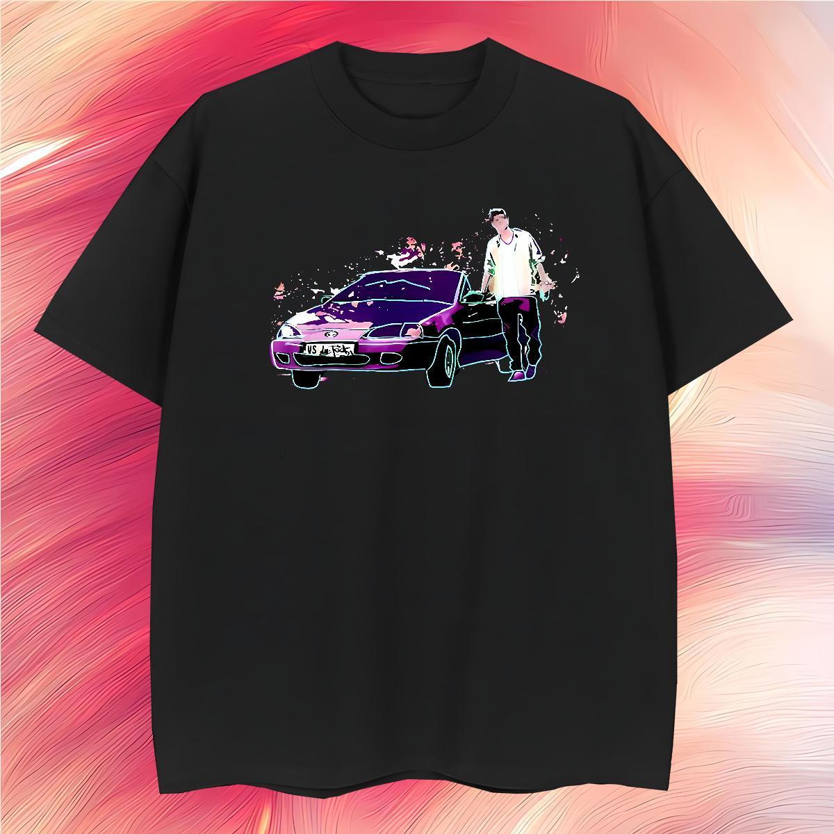 Cool Design car 230g Pure Cotton Men Tees Beach O Neck Short Sleeves T-Shirts for Men Fashion Designer Customized Tops Tees
