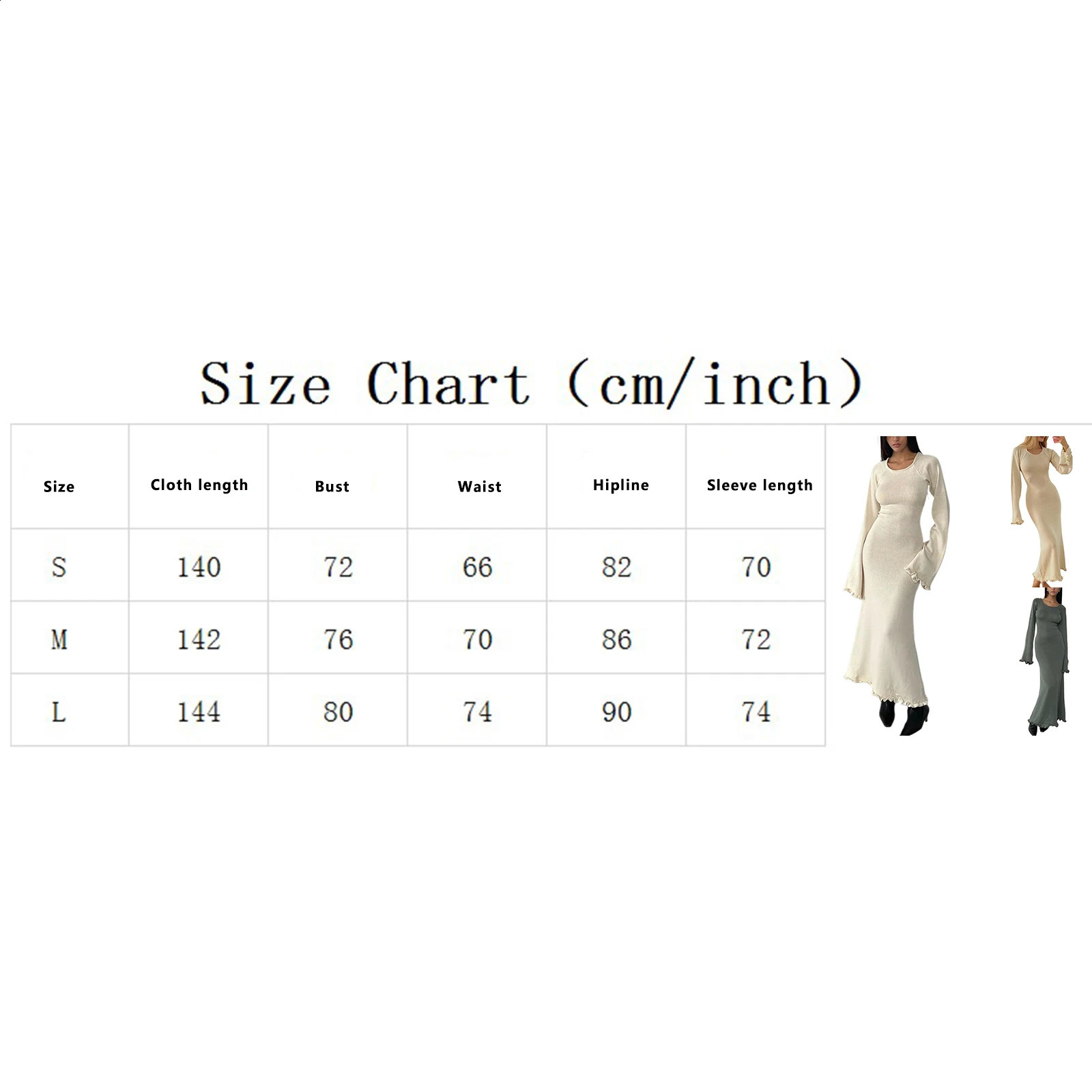 Women Ribbed Knit Ruffle Trim Long Dress Long Sleeve Bodycon Party Cocktail Dress Flare Summer Beach Cover Up 240819