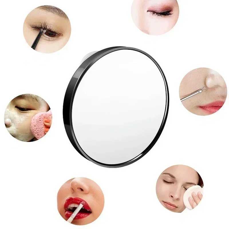 Magnification Mirror with Suction Cup Blackhead Magnifying Mirror for Bathroom Makeup Mirror Portable Mirrors Round 5x/10x/15x Y240819