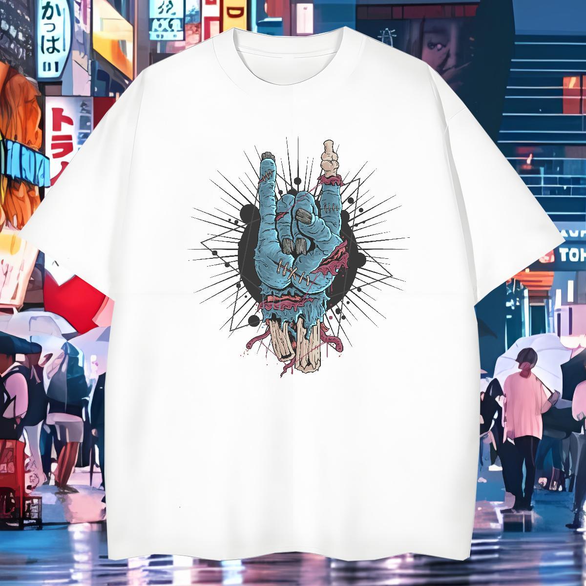 Designer Men Tshirts hand Casual Daily Wear 100% Cotton 230g Tees Shirts Pure Cotton High Quality T Shirt For Man Oversized