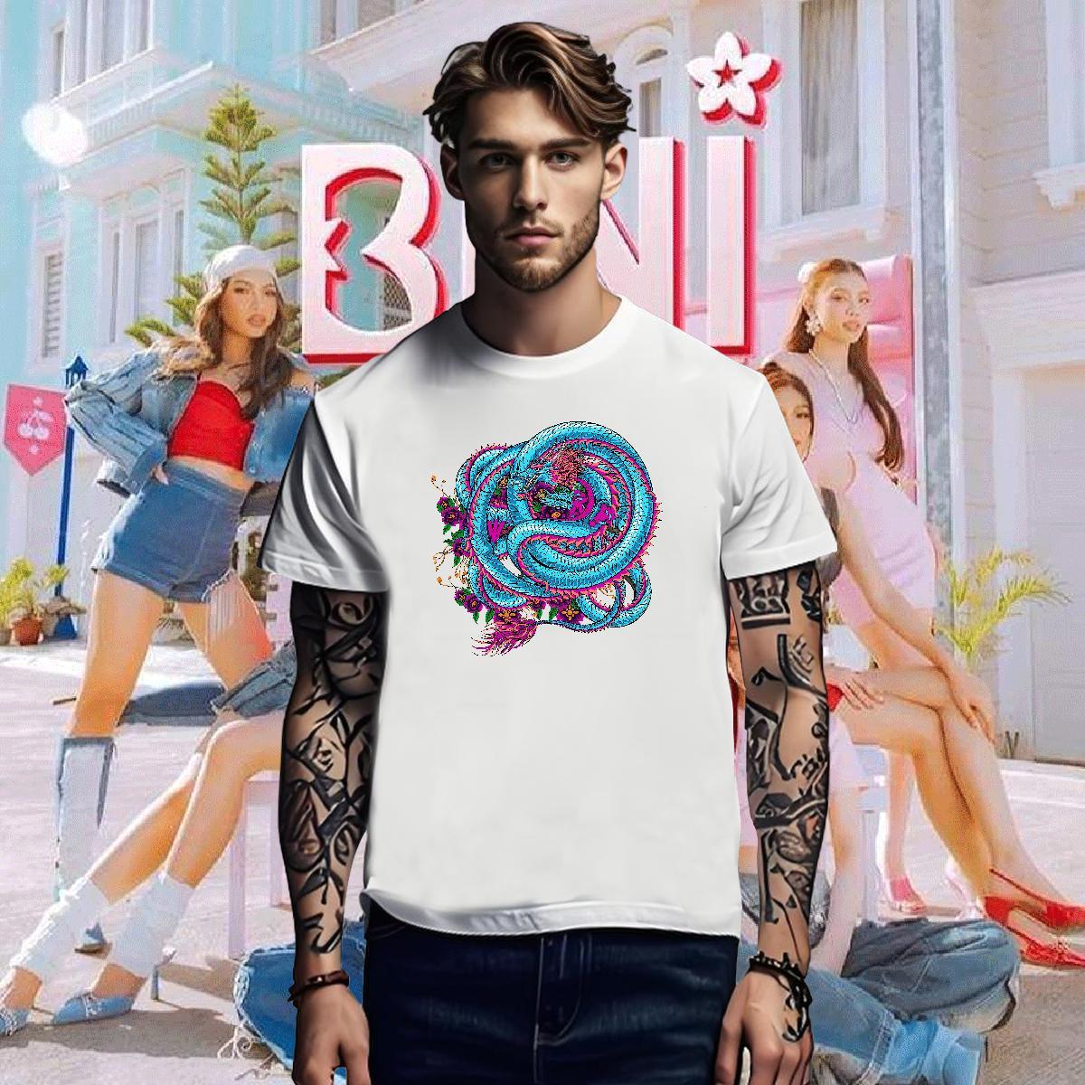Men T Shirts 230g Pure Cotton dragon Hip Hop O-Neck Short Sleeve Oversized 3XL 4XL Tshirt for Man Woman Brand TOP Quality Polos