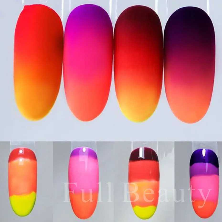 12 Box/Set Neon Phosphor Powder Set Luminous Nail Glitter Powder Pigment Fluorescent Powder Summer Manicure Decorations NFYEXJ240815