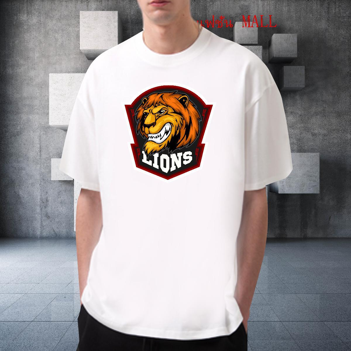 High Quality lion Men T Shirts Hip Hop Men Tops Tees 230g Pure Cotton Free Shipping Breathable Crew Neck Anime Print Clothings